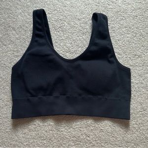 Aerie Seemless Black Padded Bralette